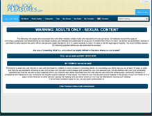 Tablet Screenshot of analxxxpleasures.com